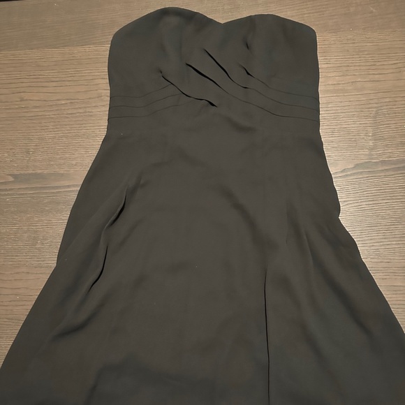 Express Black Silk Sweetheart Strapless Dress in Size 2 (Like New!) - Picture 5 of 10